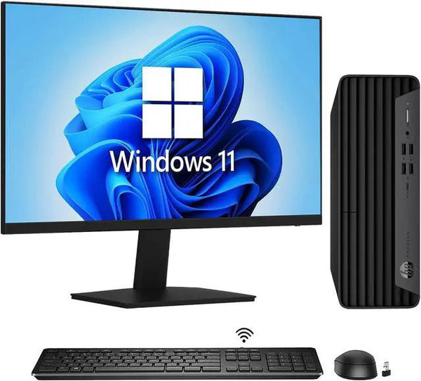 HP ProDesk 600 G6 SFF Desktop Business Combo - 24-inch FHD Monitor 1TB NVMe