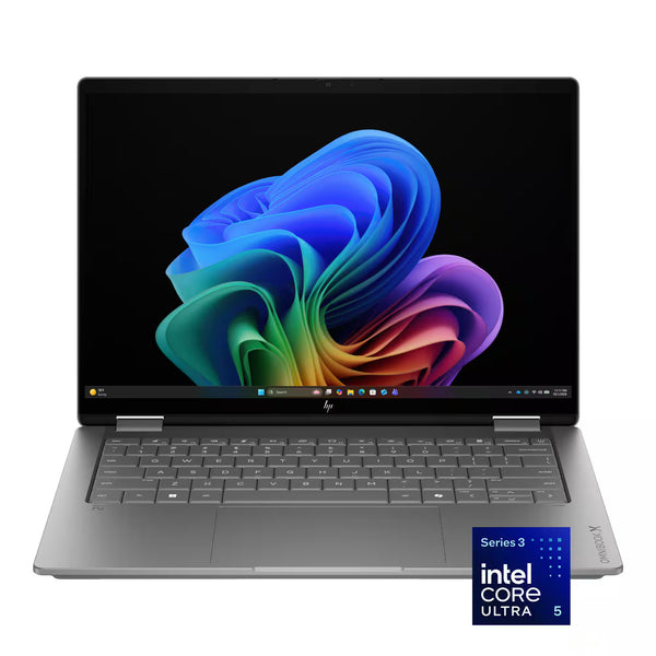 HP - OmniBook X Flip 2-in-1 - 14 in 2K OLED Touchscreen - Intel Core Ultra 5