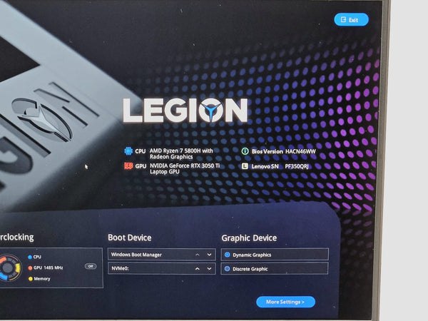 Lenovo Legion S7 15ACH6 15