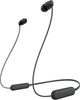 Sony WI-C100 Wireless in-Ear Bluetooth Headphones with Built-in Microphone,Black