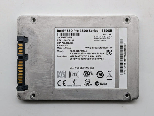 Intel SSD 360GB Pro 2500 Series MLC 2.5