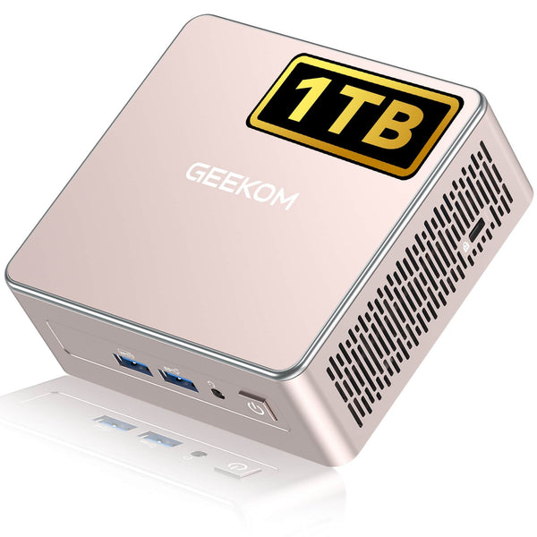 Geekom Air12 Mini PC with 12th Gen Intel N100, 16GB DDR5 RAMu0026 512GB NVMe SSD