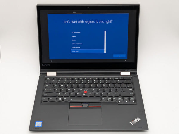 Lenovo ThinkPad Yoga 370 FHD Touch I7-7500U 256GB 16GB W10P Backlit FP Reader