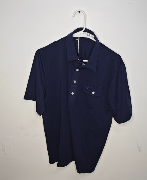 Criquet Men's Performance Players Polo Shirt - Nassau Navy XXL 2XL