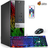 Dell Restored Dell OptiPlex Desktop with RGB Panel Intel i7 Quad-Core 6th Gen.
