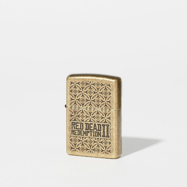 Red Dead Redemption 2 II Video Game Brass Zippo Lighter Rockstar Collectible