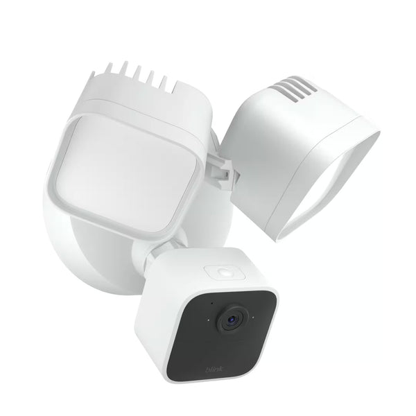 Blink Wired Floodlight Camera Smart Security Camera 2600 Lumens White