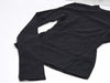 NEW Skims Cotton Jersey Long Sleeve Tshirt COLOR Soot SIZE XS