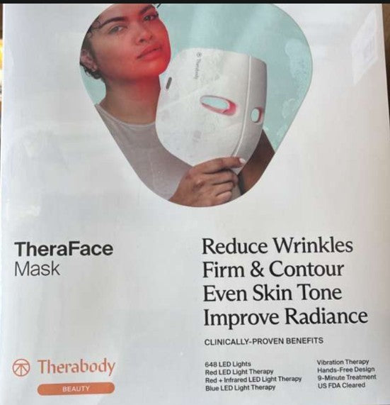 Therabody TheraFace Advanced LED Light Mask with Vibration Therapy New