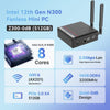 MINIX Z300-0dB Fanless Mini PC with 16G RAM/512G SSD, Powered by 12th Gen Alder