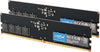 Crucial 16GB Kit (2x8GB) DDR5 4800MHz CL40 UDIMM Desktop Memory CT2K8G48C40U5