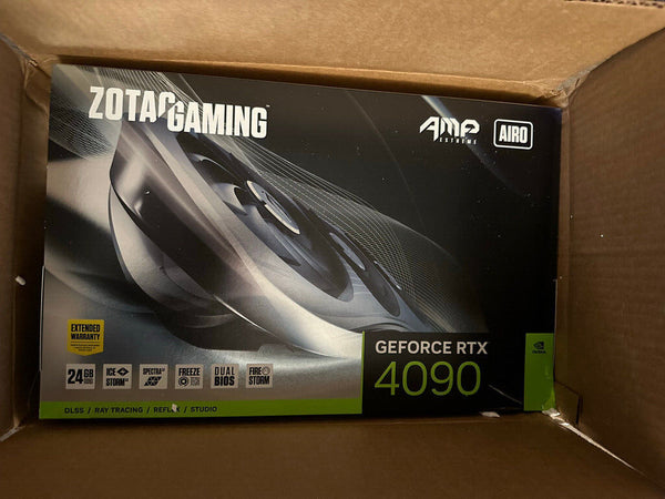 NEW in hand ZOTAC GAMING GeForce RTX 4090 AMP Extreme AIRO 24GB Graphics Card