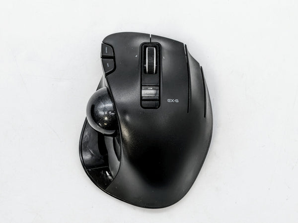 ELECOM EX-G Trackball Mouse, 2.4GHz Wireless