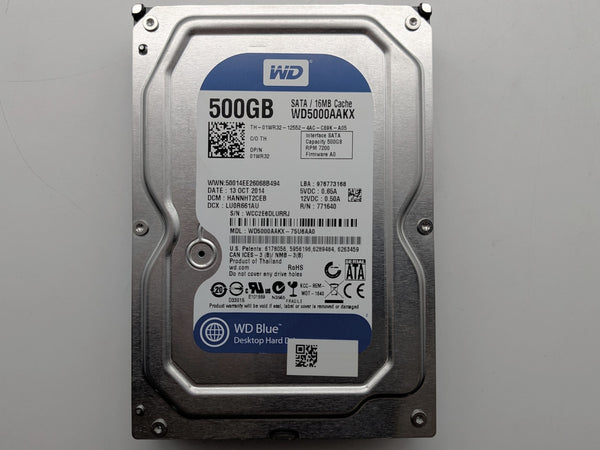 WD5000AAKX-75U6AA0 Western Digital Internal 3.5