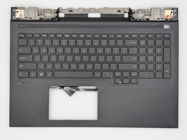 Dell 17 G7 7700 Black Palmrest Upper Cover Backlit Keyboard 0RC7PR