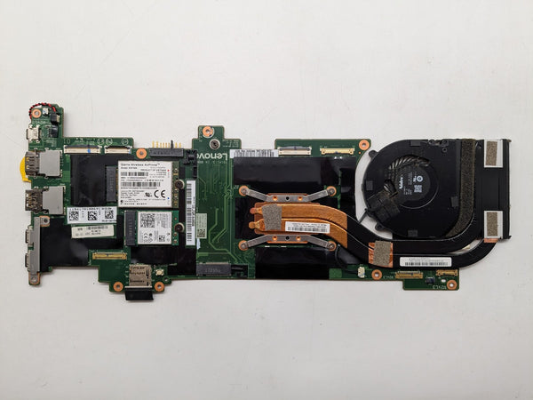 Lenovo ThinkPad X1 Carbon 5th Intel i7-7500U 16GB Motherboard Fan and Heatsink