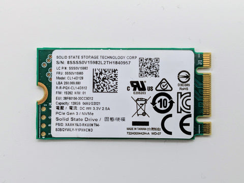 SSSTC CL1-4D128 128GB NVMe PCIe Gen3 M.2 2280 Internal SSD