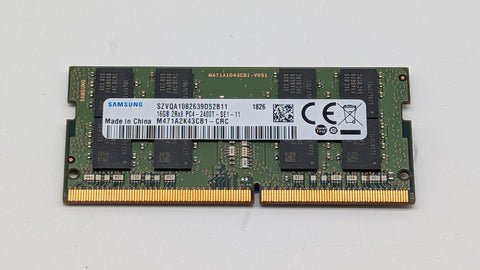 Samsung 16GB DDR4-2400 PC4-19200 2Rx8 SODIMM Laptop Memory RAM M471A2K43CB1-CRC