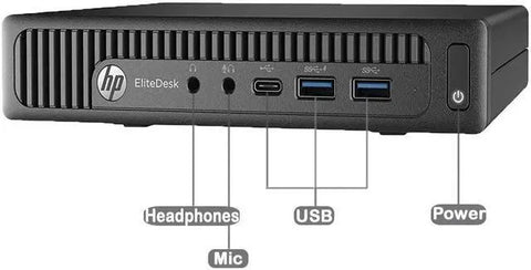 HP 800 G2 MINI i5-6500T 16GB RAM 512GB SSD Win 10 Home