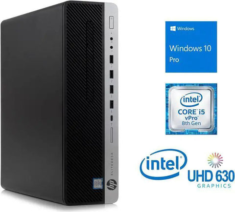 HP EliteDesk 800 G4 Desktop i5-8500 8GB RAM 256GB SSD DVDRW Windows 10 Pro