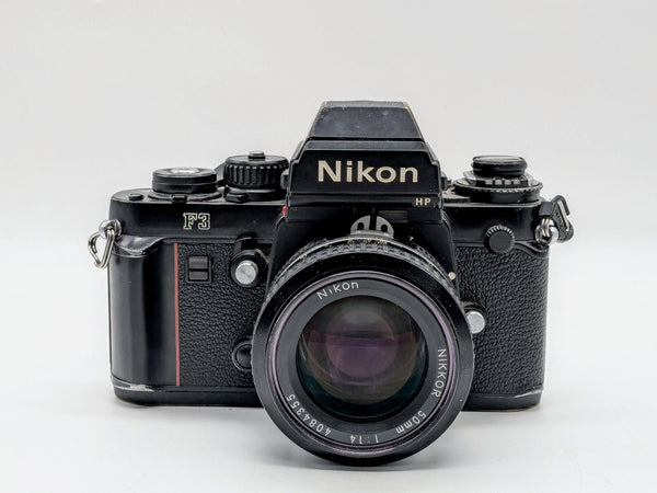 Nikon F3 35mm SLR Film Camera with Nikkor 50mm F1.4 Manual Focus Lens