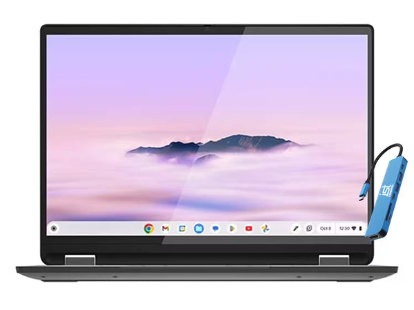 Lenovo - Flex 5i Chromebook Plus with Gemini -14 in FHD+ Touchscreen i3 8GB RAM