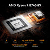 Geekom A8 Max AI Mini PC, AMD Ryzen 7 8745HS, 2.5Gbps Dual LAN Port, 32GB DDR5 R
