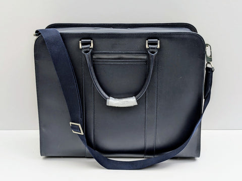 Carl Friedrik Heritage Palissy Overnight Leather In Navy - Ships Free