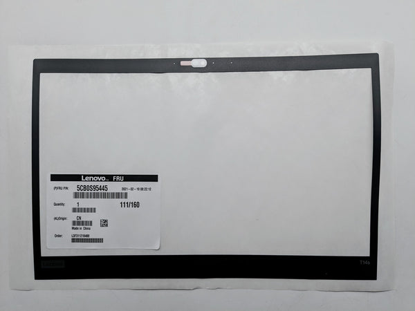Genuine Lenovo Thinkpad 14s Series LCD Front Bezel 5CB0S95445