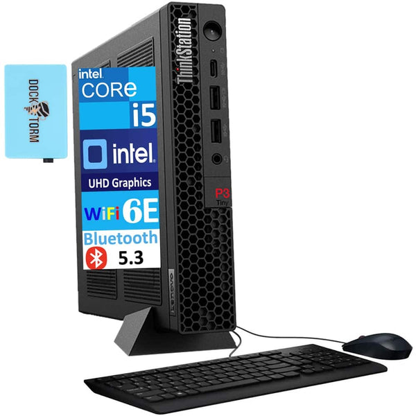 Lenovo ThinkStation P3 Tiny Mini Intel i5-13500, 32GB DDR5, 2TB PCIe SSD, Win 11