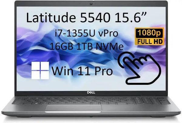Dell Latitude 5540 15.6 in 1080p FHD Anti-Glare Touch Business Intel i7-1355U