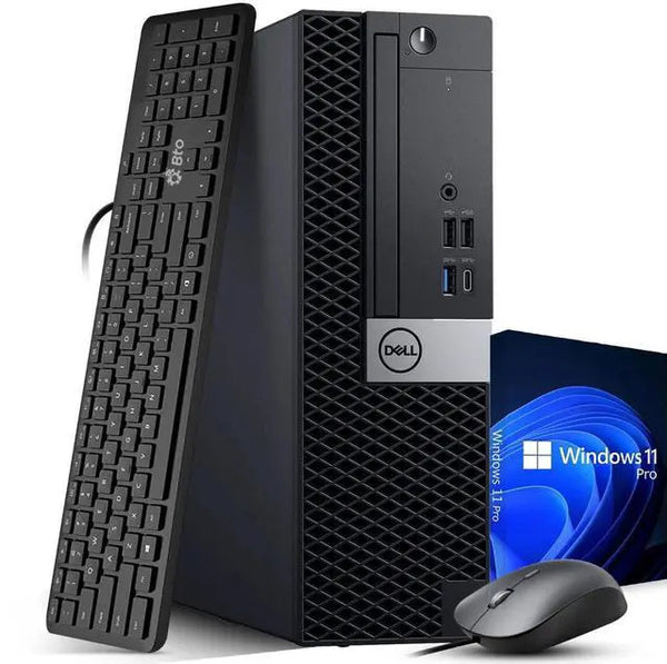 Dell OptiPlex 5070 SFF Desktop i7-9700 16GB RAM 512GB SSD Adapter Wireless