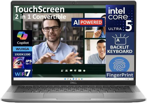 Dell Latitude 7450 AI 2-in-1 14.0 in Touch IPS WUXGA Display Core Ultra 5 135U