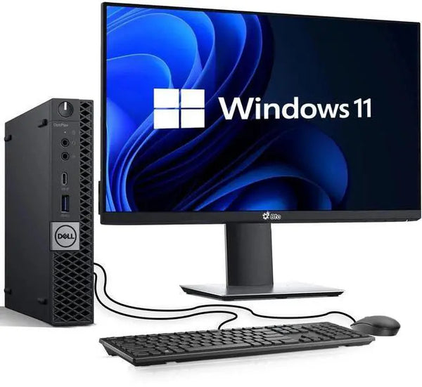 Dell OptiPlex 5060 Mini Desktop Intel i7-8700T 8GB DDR4 RAM 256GB NVMe SSD 24