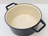 2-in-1 Dutch Oven Enameled Cast-Iron Dutch Oven color black
