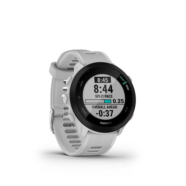 Garmin Forerunner 55 GPS Running Smartwatch - White