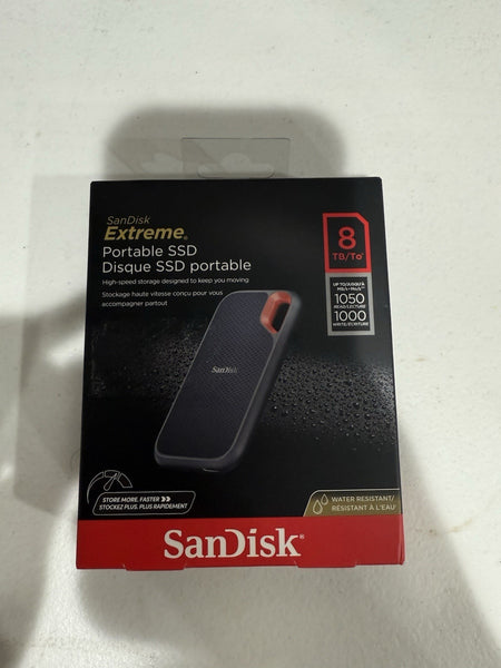 SanDisk - Extreme Portable 8TB External USB-C NVMe SSD