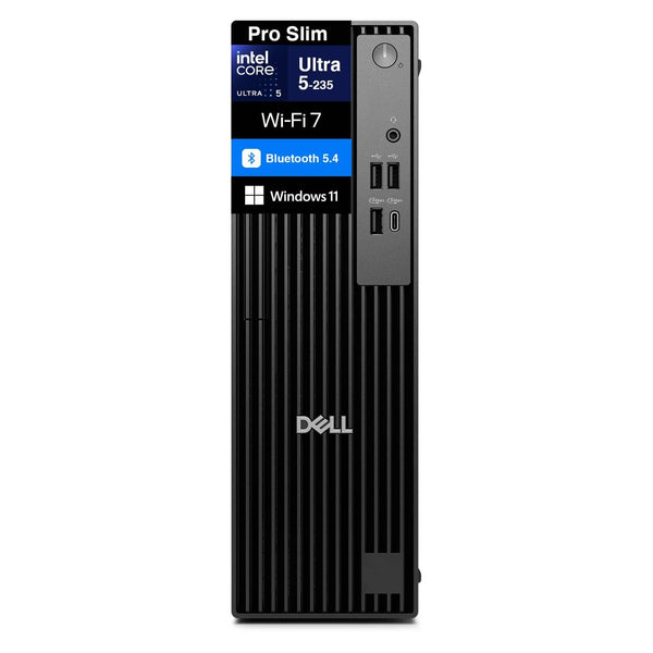 Dell Pro Slim Mini Intel Ultra 5-235, 64GB DDR5, 2TB PCIe SSD, Integrated GPU, W