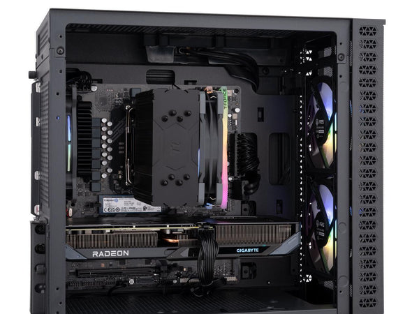 ABS Cyclone Ruby Ryzen 7 9000 Series ASRock Challenger Radeon 9060 XT 8GB RX Tea
