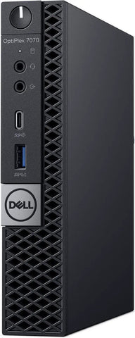 Dell Optiplex 7070 Micro Form Factor Desktop Intel i7 9700 8GB DDR4 128GB SSD