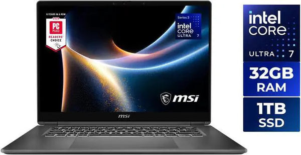 MSI Prestige 16 Flip AI+ 16.0 in Touch Core Ultra 7 355 32GB RAM 1TB SSD W11