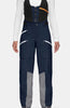 NEW Womens XS US 4 La Liste Pro HS Hardshell Bib Snow Pants (Marine White)