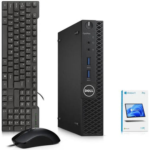 DELL 3050 Desktop Mini i5-7500T 16GB RAM 512GB SSD W11 Pro Home Casual Meeting