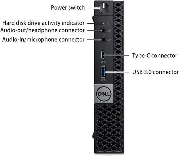 DELL OptiPlex 7050 Micro/Tiny Desktop I5-7500T 8GB RAM 256GB M.2 SSD Windows