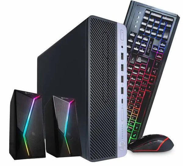 HP ProDesk 600G5 Desktop PC Intel Core i5 16GB RAM 1TB SSD + Speaker i5-9500