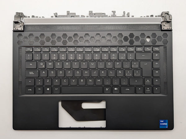 OEM Dell Alienware X15 R1 R2 Palmrest Spanish Backlit Keyboard DP6J2