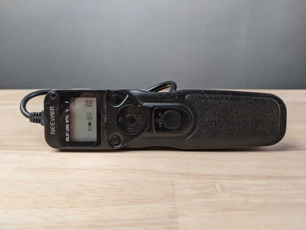 NEEWER MC-36B Timer Shutter Wired Remote Control for DSLR Camera Time Lapse
