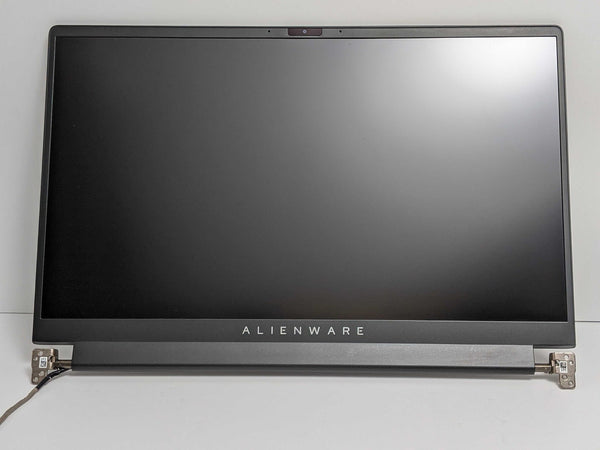 Dell Alienware 15 LCD Display Screen Top Cover Assembly w/ Hinges Webcam Cable