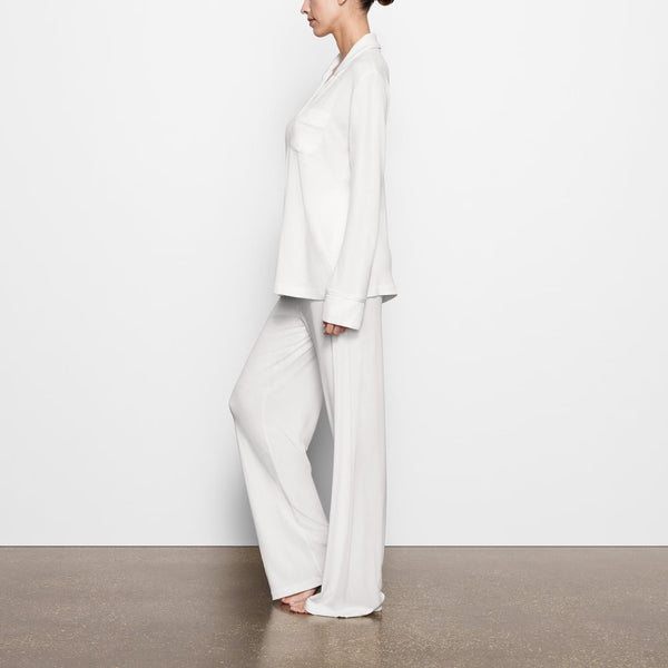 Skims Soft Lounge Sleep Set in Marble White | Size M Medium | NEW