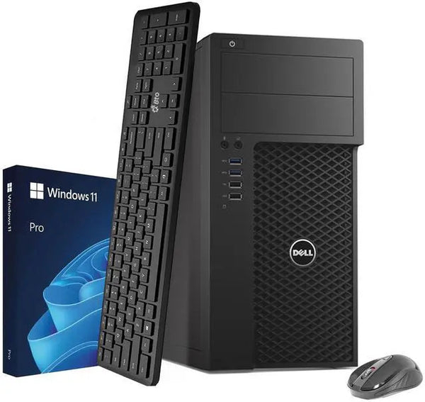 Dell Precision 3620 Desktop Tower i7-6700 16GB RAM 128GB SSD + 500GB HDD W11